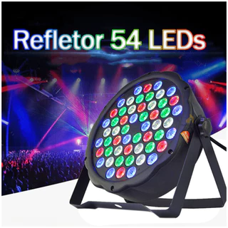 Refletor Canhão Led Par 64 Rgbw 54 Leds Show Strobo DMX Balada Festa DJ MAIS BARATO JDB-54