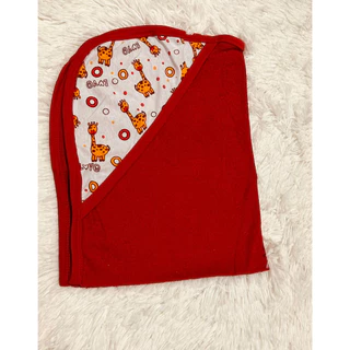 Toalha de banho para bebê com capuz estampada em Oferta na Shopee