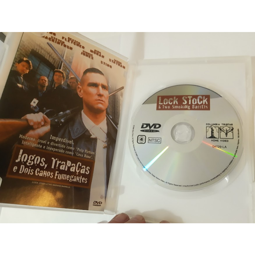 DVD Jogos, Trapaças e Dois Canos Fumegantes