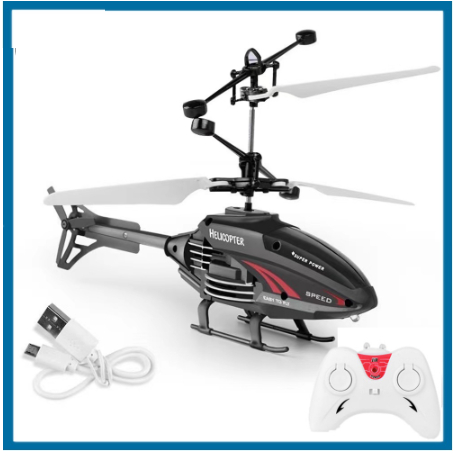 Helicóptero de Brinquedo de Controle Remoto Mini Zangão Recarregável Infravermelho De Indução