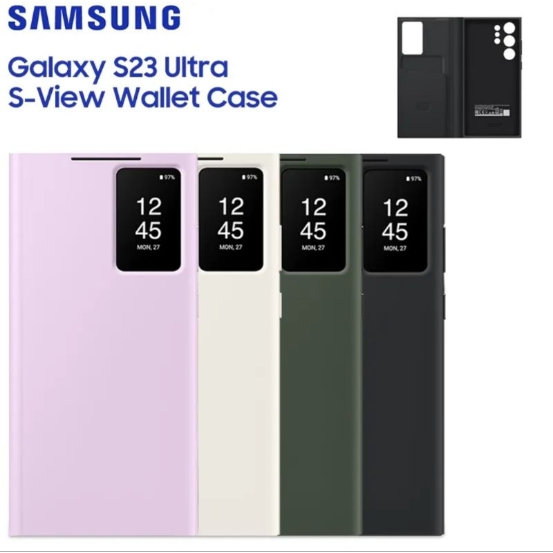Capa Case Smart Clear View S23 Ultra Inteligente (Original)
