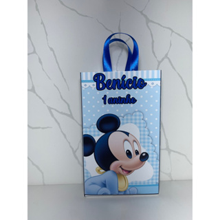 10 Sacolinha Personalizada Mickey Baby