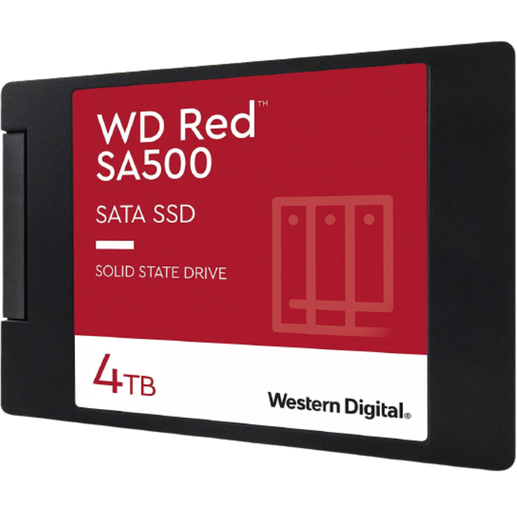 Ssd 4tb Wd Sa500 Nas Red Sata Iii 6gb/s Wds400t1r0a Unidade Interna De Estado Sólido De 2,5 " Para PC Desktop - testados e garantia