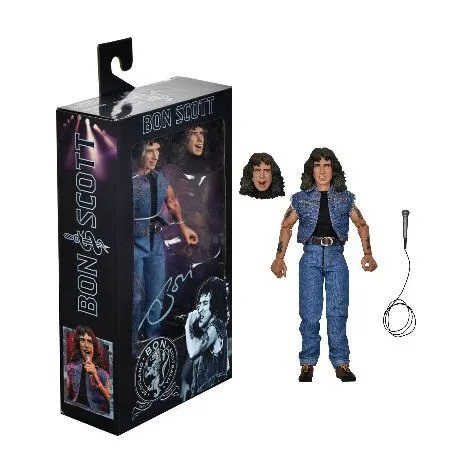 boneco AC/DC - Action Figure vocalista Bon Scott - Highway To Hell AC ...