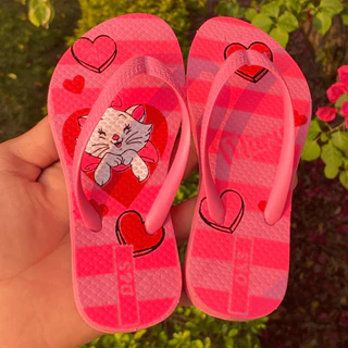Chinelo Sandália Feminino Infantil Menina Criança Slim Desenhos Personagem Sandalia Feminina Kids Confortável Macio Leve Promoção