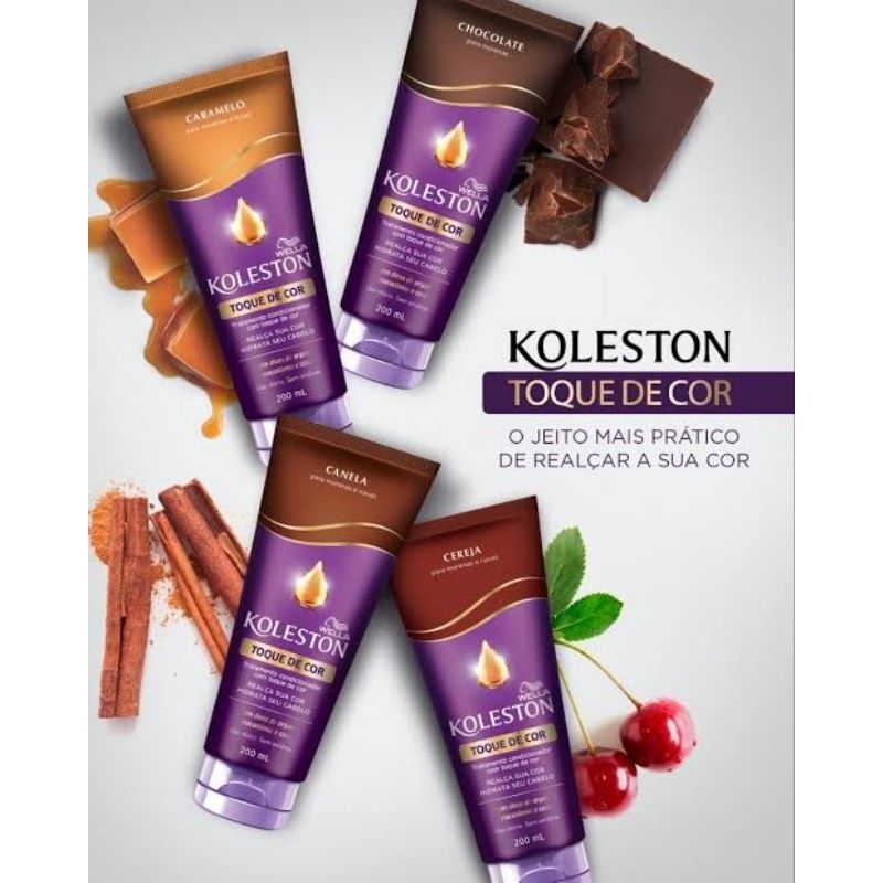 Koleston Tratamento Condicionador Toque de cor 200 ml | Shopee Brasil