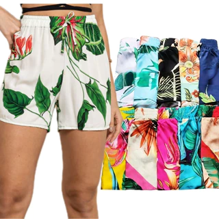 Kit 5 Shorts Feminino Fresquinha 100% Viscose