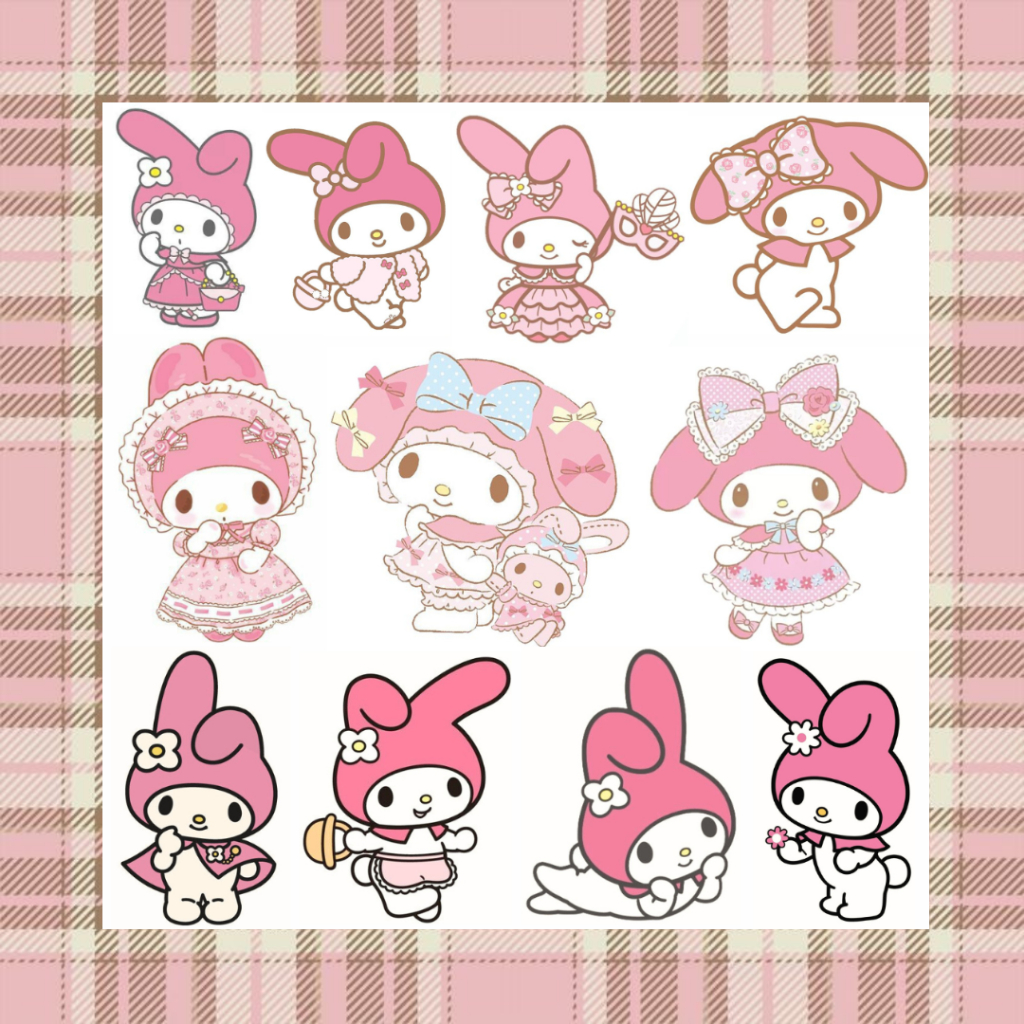 Adesivos/Stickers My Melody - Sanrio | Shopee Brasil