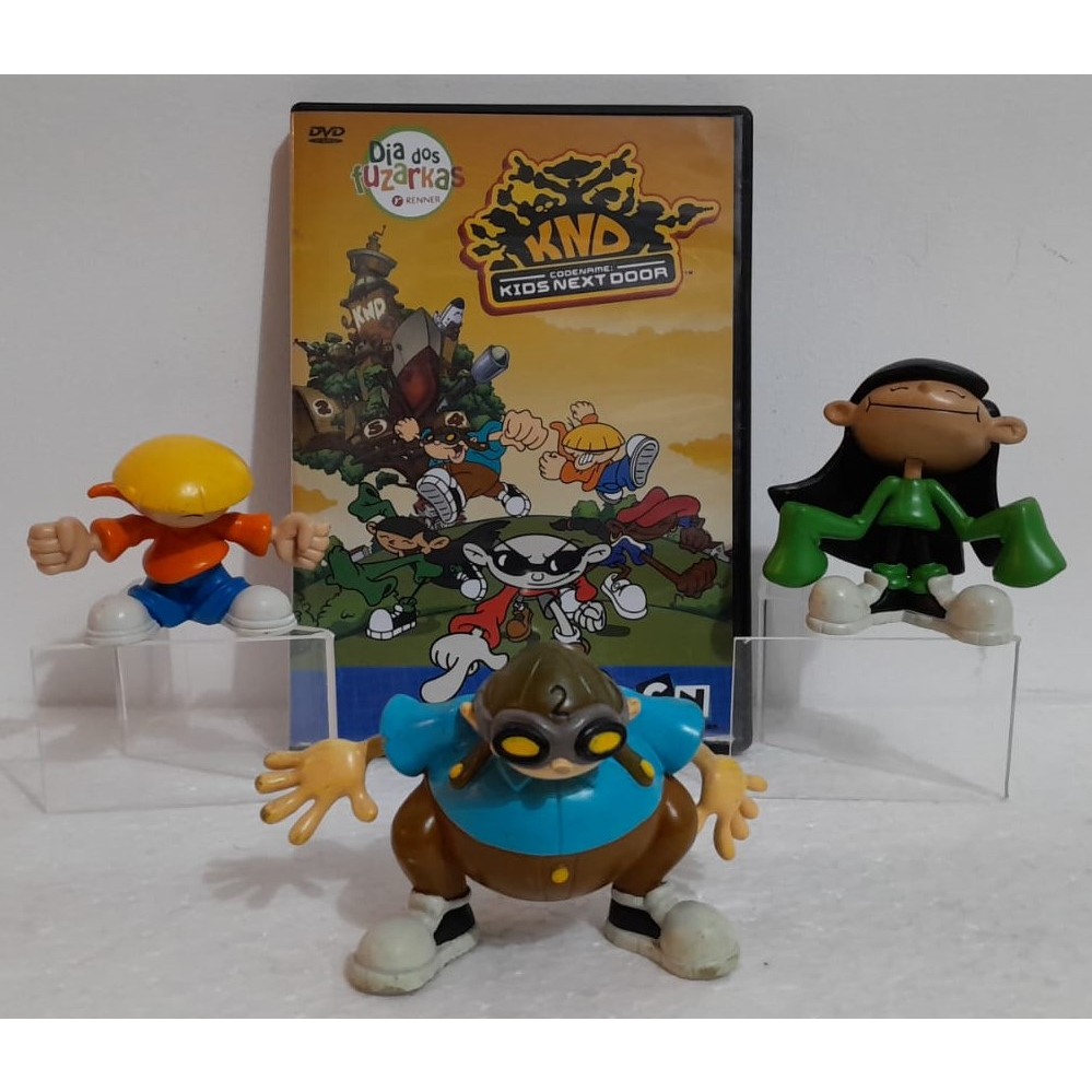 Bonecos Colecionáveis KND - A Turma do Bairro (Kids Next Door, 2002,  Cartoon Network)