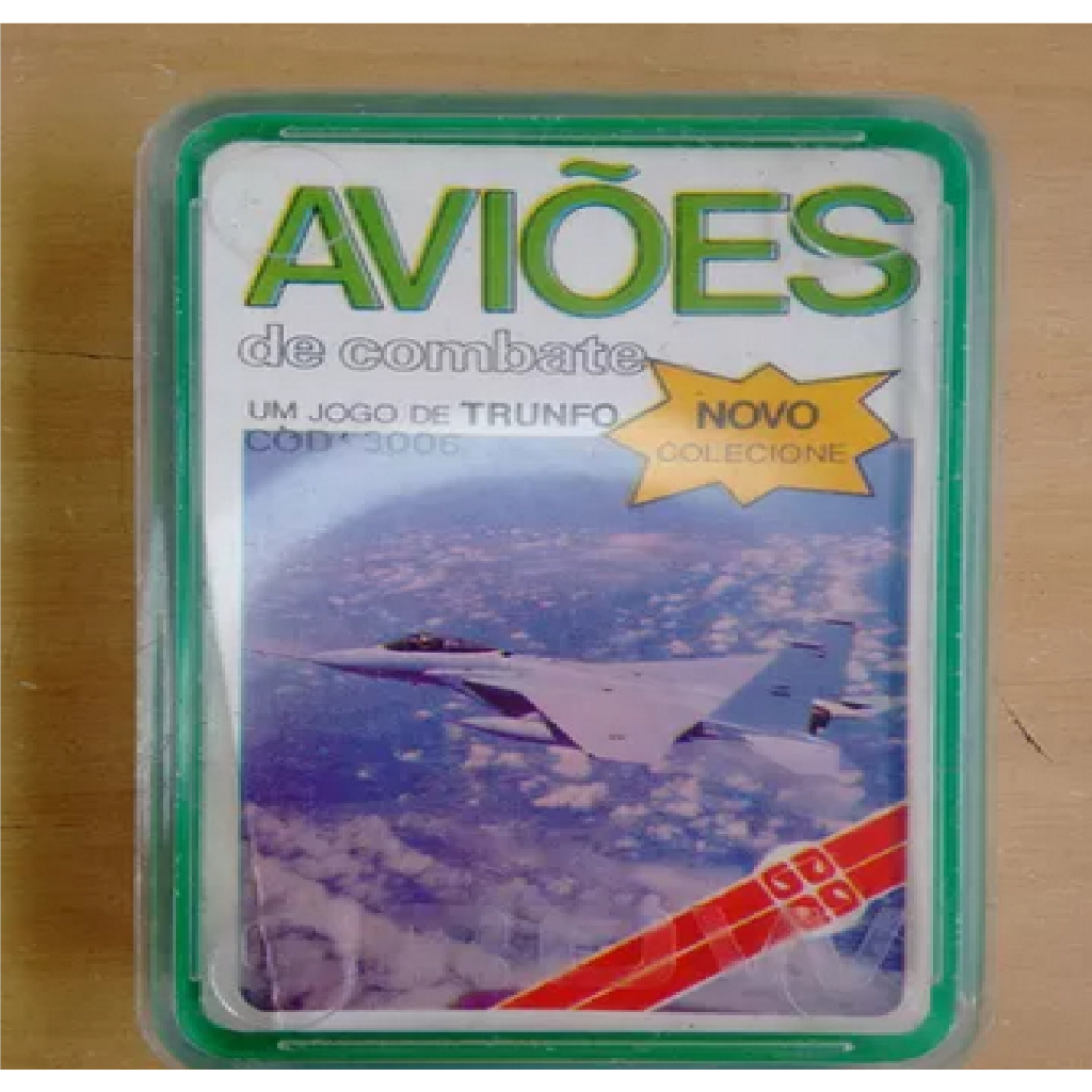 Brinquedos Raros - Jogo de Trunfo Aviões de Combate Década de 1980