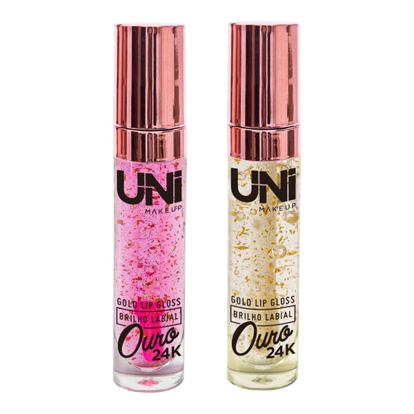 Gloss Hidratante Lip Oil Gold 24k Uni MakeUp