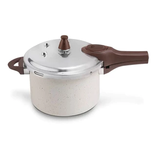 Panela de Pressão Cerâmica Indução 4,2L Ceramic Life Pressure - Brinox