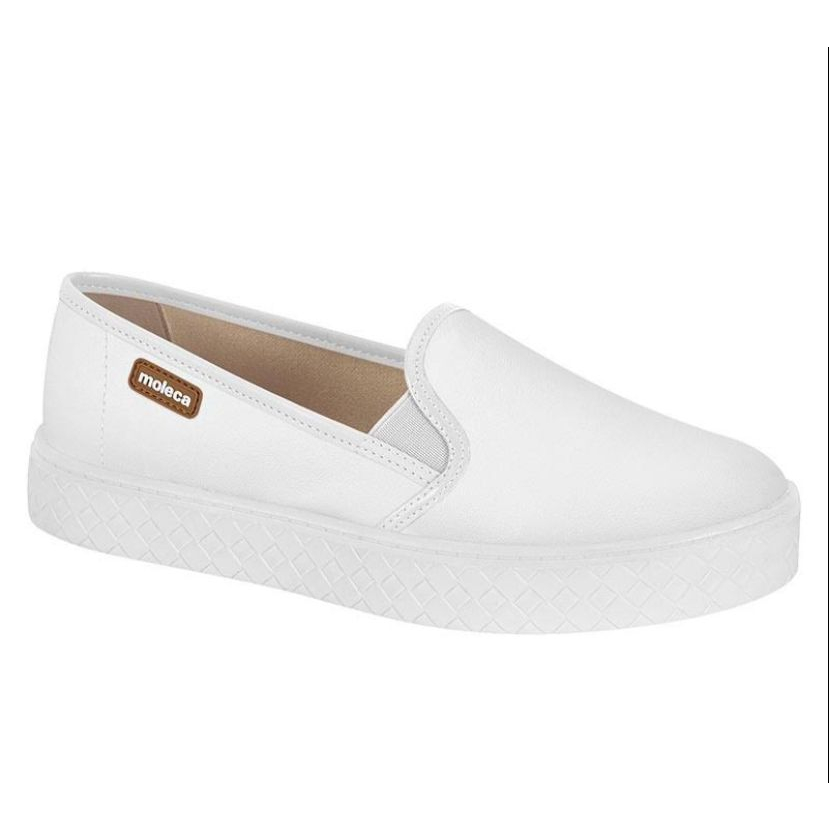 Tenis shops moleca branco plataforma