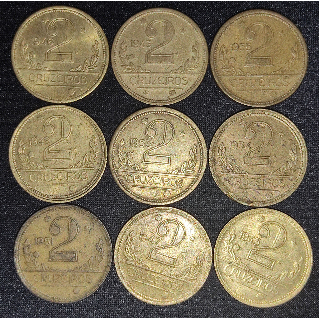 2 Cruzeiros - 1943 - 1944 - 1945 -1946 -1947 - 1949 - 1950 - 1951 - 1952 - 1953 - 1954 - 1955 - MBC