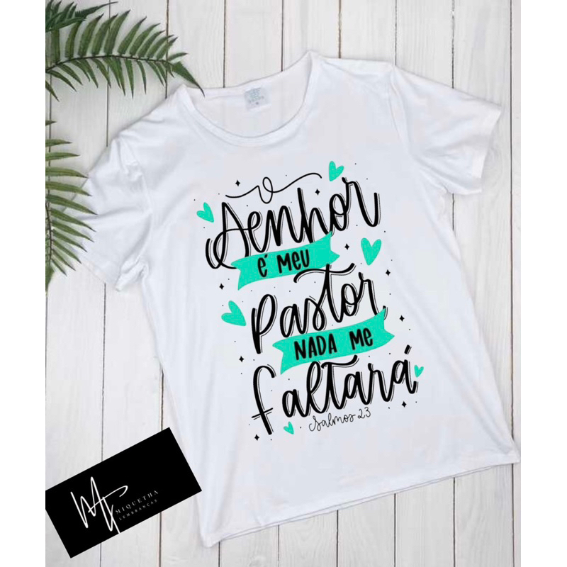 Camisetas com frases store cristãs