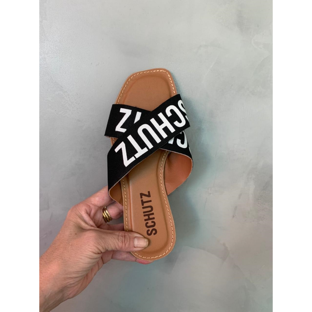 Sandália Rasteira Feminina X Moda Praia/Verão Leve Confortável Preço Baixo