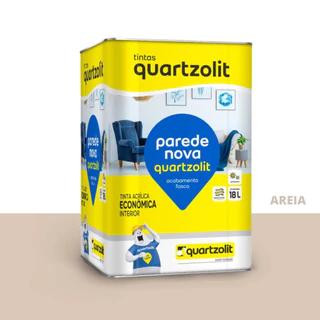 Tinta Acrílica Economica Parede Nova Areia (Lata 18 Llitros) - WEBER QUARTZOLIT