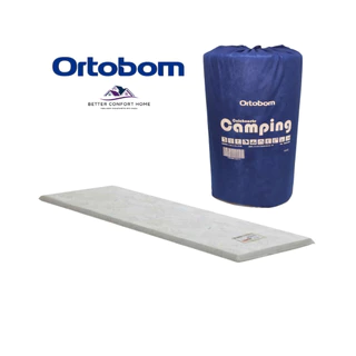 Colchonete Mochila Camping Blue Solteiro 55x175x4cm Ortobom