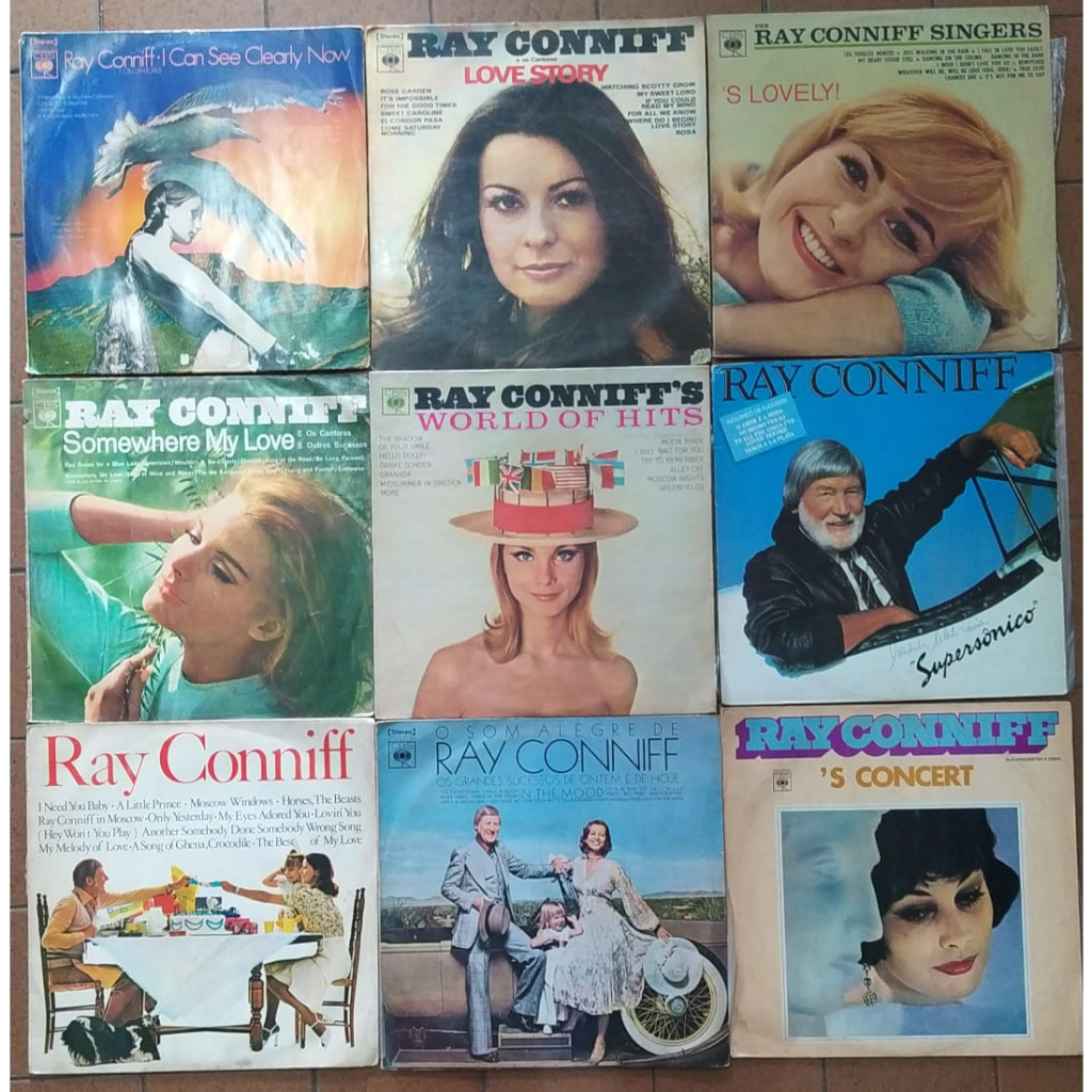 Lote 9 Vinil/lps Ray Conniff-cbs Sucessos Coleção | Shopee Brasil