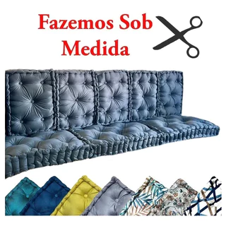 ALMOFADA 30x30 X 10 CM FUTÓN TURCA CHEIA SUEDE VELUDO PARA ASSENTO DE BANCO OU CADEIRA