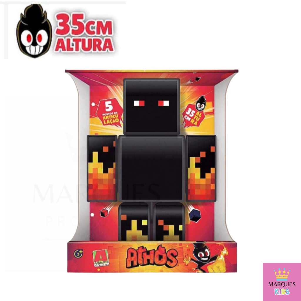 Boneco Athos 35cm - Minecraft