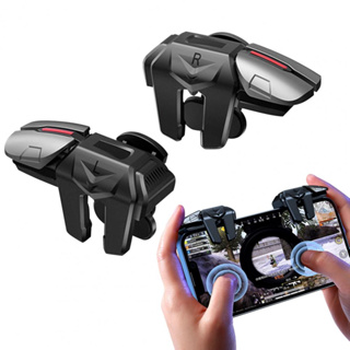Controle para jogos de celular pubg w11, joystick de metal l1 r1 com  gatilho e botão de mira para iphone e android - AliExpress