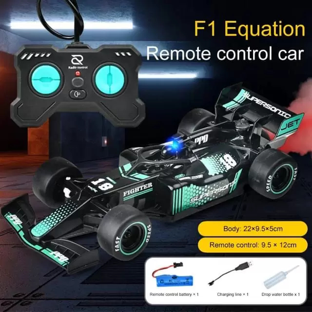 Carrinho De Controle Remoto Formula 1 Fumaça Grande