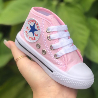 All star cano 2024 alto rosa bebe