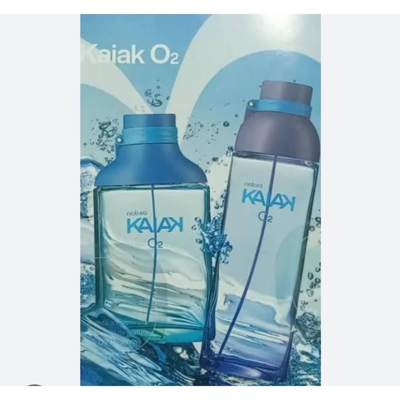 Lançamento kaiak O² feminino e masculino natura 100ml