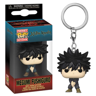 CHAVEIRO FUNKO POP KEYCHAIN JUJUTSU KAISEN - MEGUMI FUSHIGURO (72049) NOVO ORIGINAL
