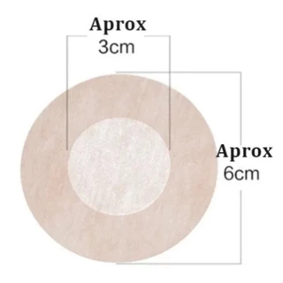 OFERTA Protetor 10 Unidades Adesivo Nude Poliéster Mamilo Bico Aureola Tapa Seios 5 Pares em Oferta na Shopee