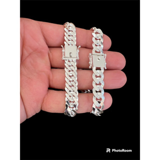 Bracelete pulseira aço prata masculina ajustável/ Presente para