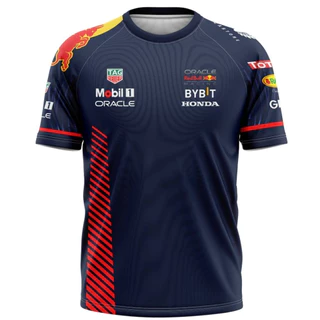 Camiseta Fórmula 1 Red Bull Dry Fit Treino Proteção UV50+