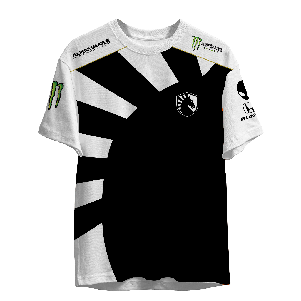 Camiseta Gaming Uniforme Team Liquid 2022 eSports: Vista o Azul e Branco da Excelência!