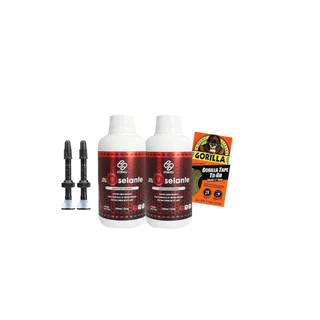 Kit Tubeless Selante Solifes 500ml + Fita Gorilla tape + Válvulas
