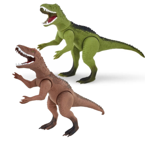 Dinossauro Tiranossauro Rex de Brinquedo com Mini Jaula