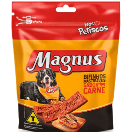 Magnus Bifinhos Mastigáveis 500g para Cães Sabor Carne Adimax em Oferta na Shopee