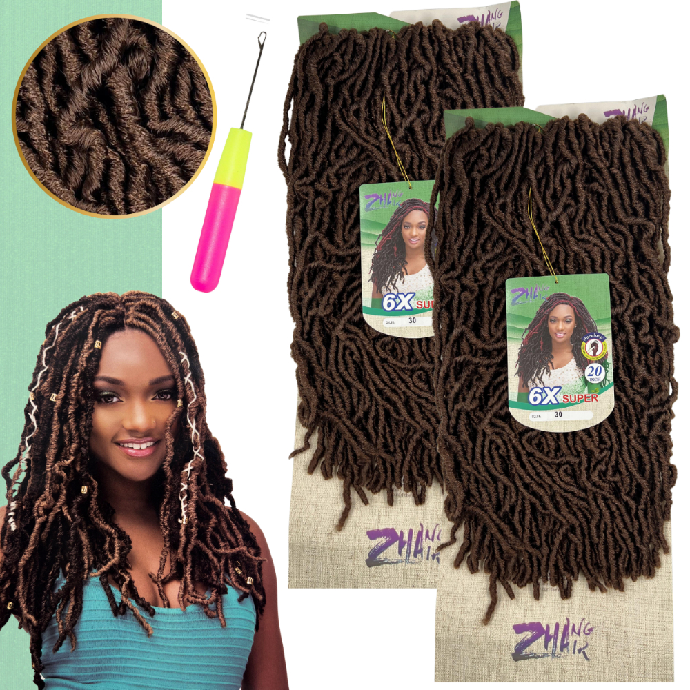 kit-2-cabelo-org-nico-born-locs-fibra-premium-45cm-agulha-crochet
