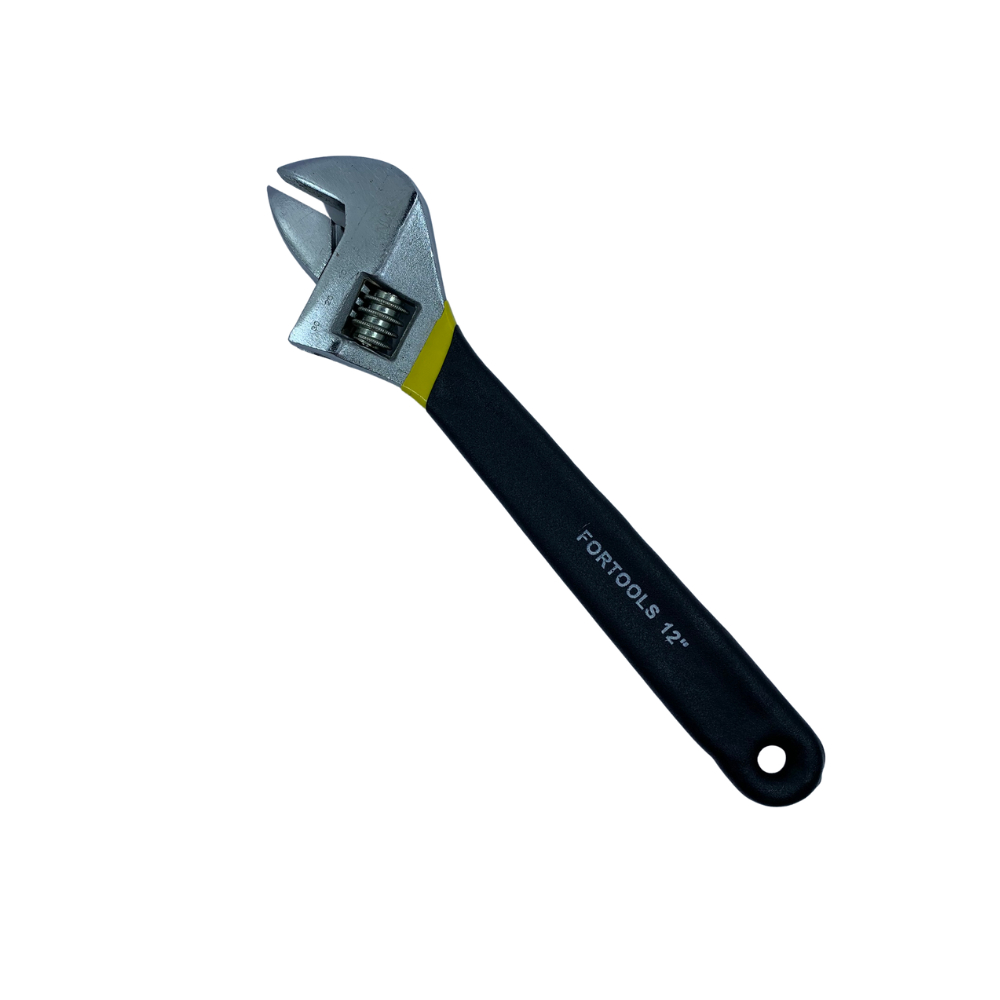 Chave Inglesa Ajustável Cabo Emborrachado 12'' 305mm - FORTOOLS