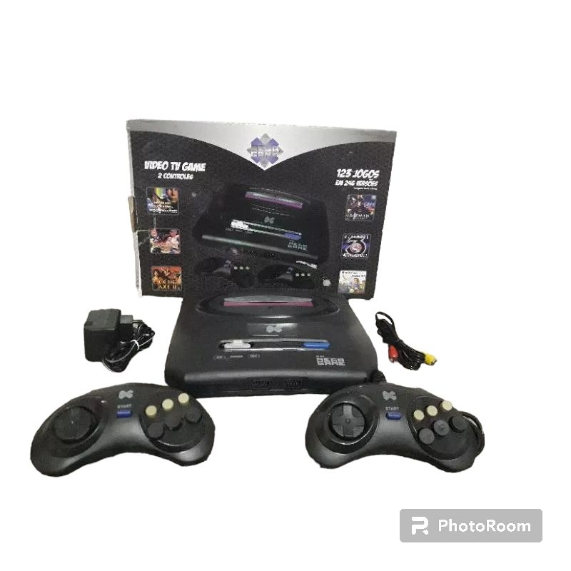 Video Game Mega Game 123 Jogos Em 246 versões C/2 controles em Promoção na  Americanas