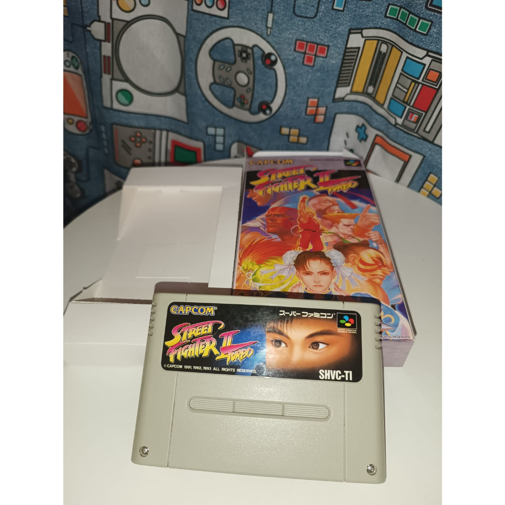 Street Fighter 2 Turbo Hyper Fighting - Box Traduzido (snes)