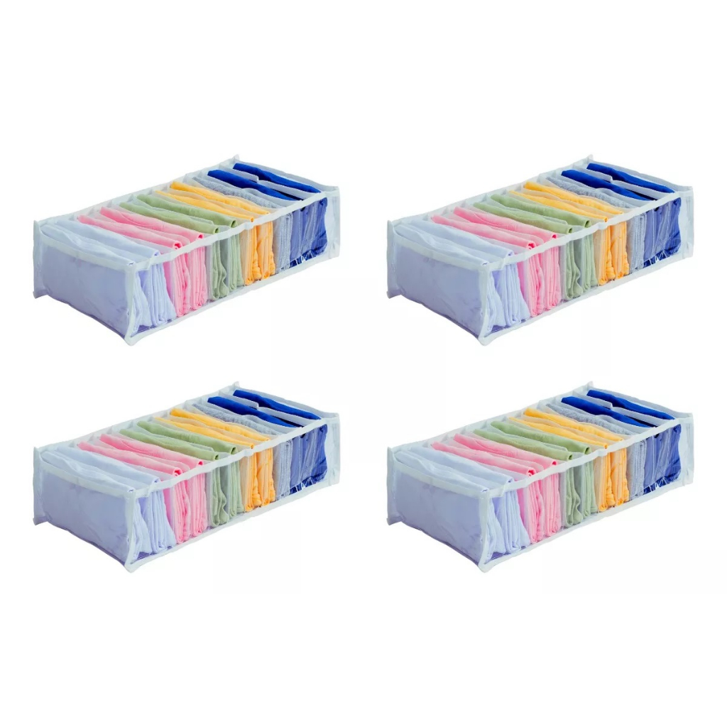 kit 4 cami organizadores de Gavetas para Camisetas