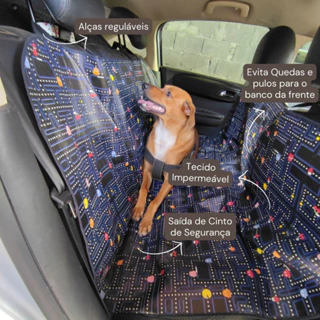 Capa Impermeável para Transporte Seguro do seu Pet e Proteção do seu Carro - Madiba Pet