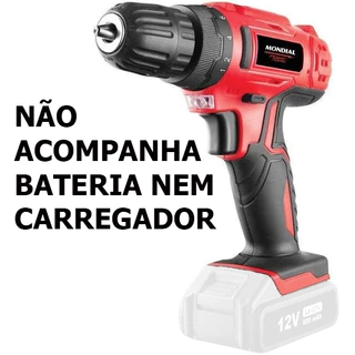 Furadeira e Parafusadeira Mondial Sem Bateria Sem Carregador - com Maleta FPF-06M