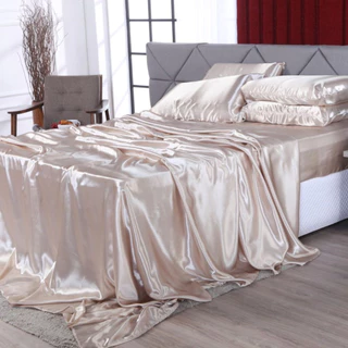 Jogo De Cama Casal Queen 04 Peças Cetim Charmousse Barato
