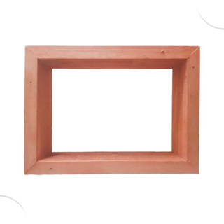 Caixonete de Madeira Para Ar Condicionado de Janela 7.500 e 10.000 Modelos Novos Btus Com Alisar 50X34x13Cm