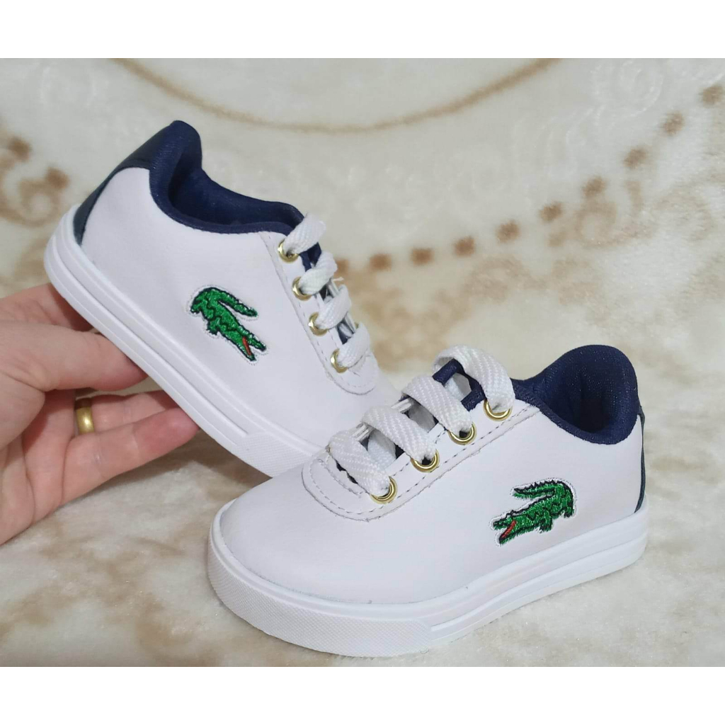 Tenis infantil lacoste hot sale masculino