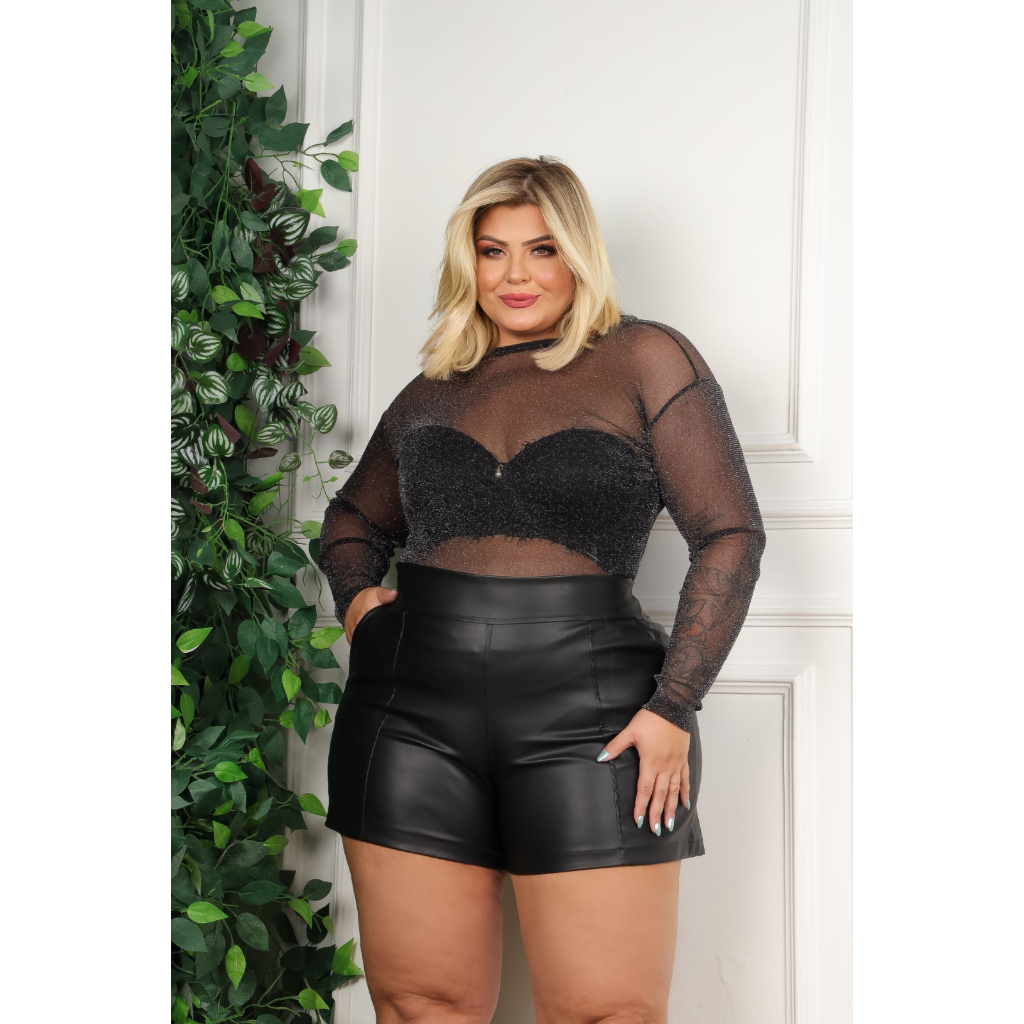 bory renda Plus size/ shein/ curve/ moda/ gringa/ frio/ festa/ body