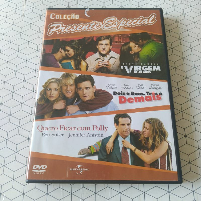 Dvd original Coleção presente especial (O virgem de 40 anos, Dois