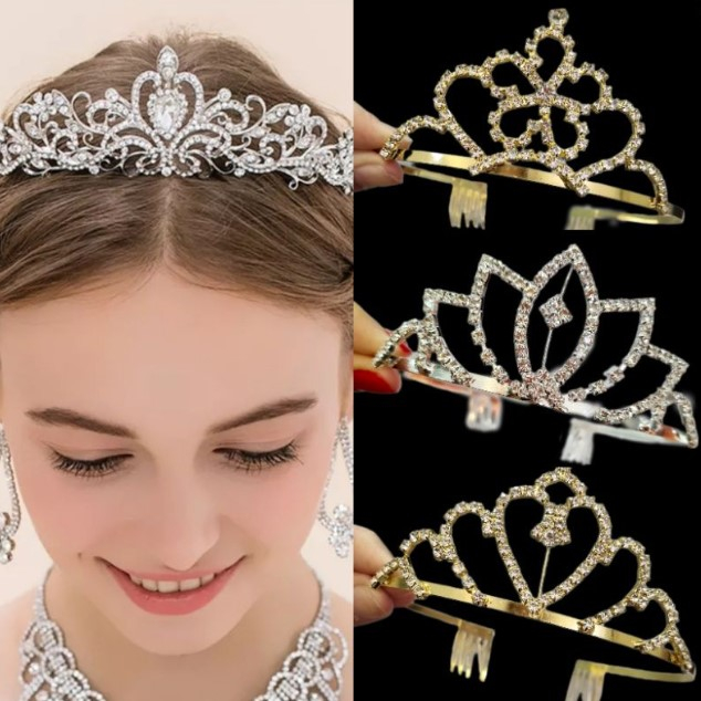 UMA Coroa tiara para Strass / Coroa noiva casamento Baile